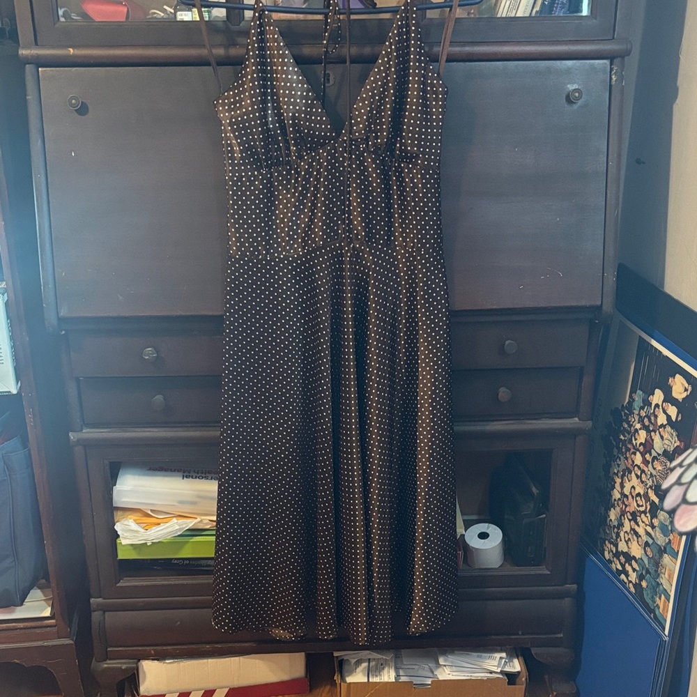 Chic Brown Dress  A-Line